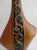 Folk Art Vintage Handcrafted Wooden Marquetry Wine Bottle For Sale - Image 3 of 12