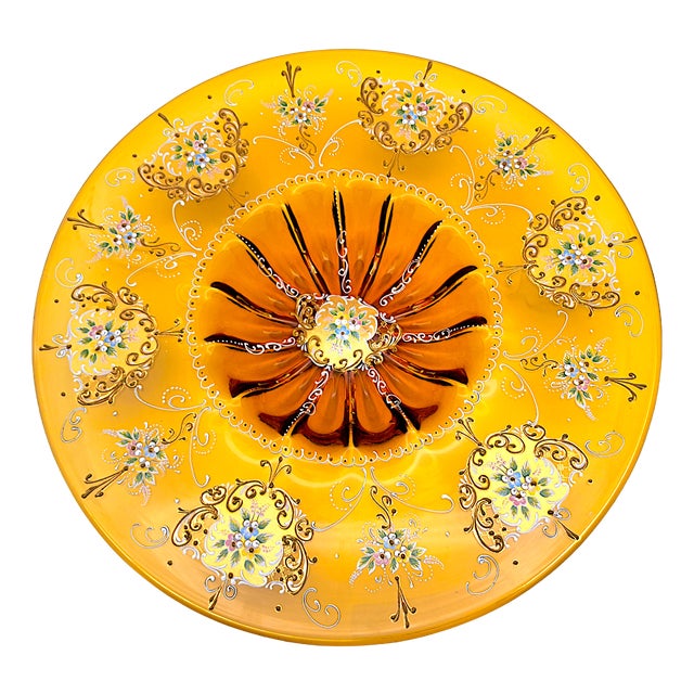 Tre Fuochi Murano Glass Centerpiece from Manifattura Di Murano, 1970s For Sale