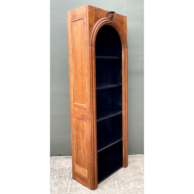Vintage Architectural Wood Bookcase For Sale - Image 12 of 12