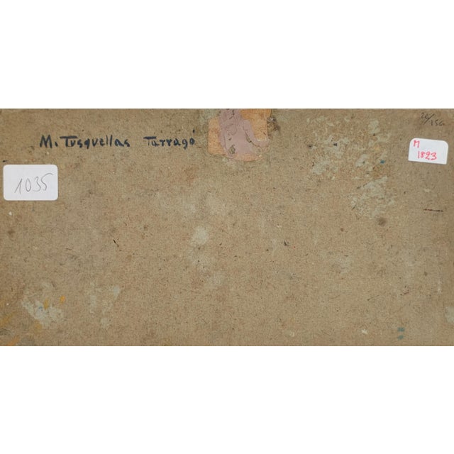 Miguel Tusquellas Corbella (1884 Barcelona – 1969 Élincourt-Sainte-Marguerite, France). Signed and inscribed on the...