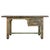 Vintage Patinated Wood Desk, in Good conditions. This piece is designed in the style of the selected designer and/or...
