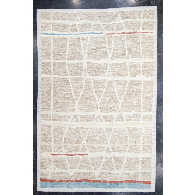 Brown Turkish Tulu Handmade Rug 9'7" x 14'7" #20282 For Sale - Image 8 of 8