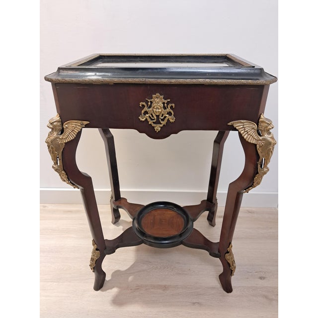 Napoleon III Style Display Case, Late 19th Century For Sale - Image 6 of 9