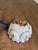 Paint Early 20th Century Polychrome Hand Painted 3D Ornament, Wall Hanging For Sale - Image 7 of 8