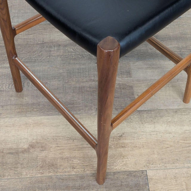 Brown Design Within Reach Moller Model 77 Stool For Sale - Image 8 of 8