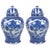 Pair of Early 20th Century Blue & White Temple Jars For Sale - Image 14 of 14