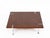 Large Square Coffee Table in Rosewood and Chrome from Pizzetti, Italy, 1970s For Sale - Image 17 of 18