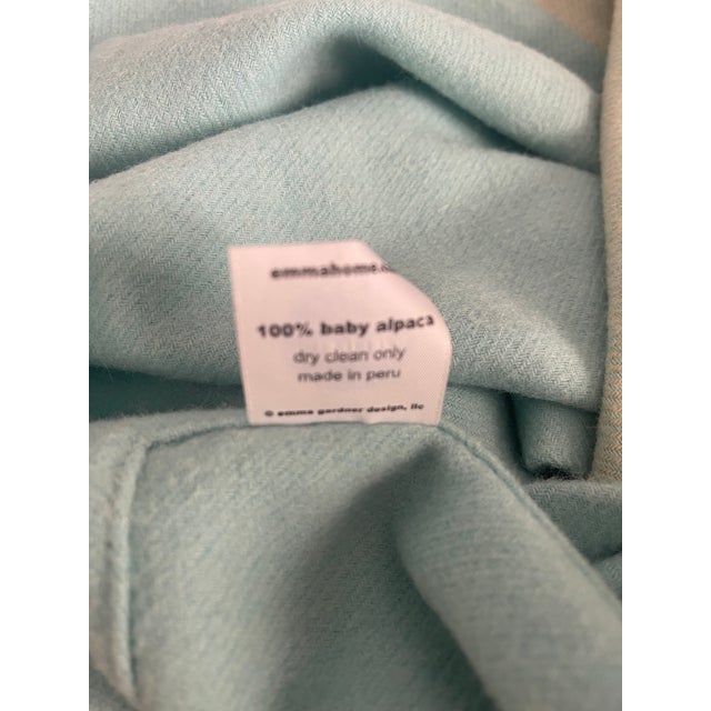 Emma Gardner Baby Alpaca Throw For Sale - Image 4 of 7