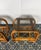Mid-Century Modern Italian Bamboo and Rattan Side Tables with Smoked Glass, 1950s, Set of 2 For Sale - Image 10 of 18
