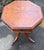 Vintage English Regency Cherry Wood Octagonal Drum Table For Sale In New York - Image 6 of 11