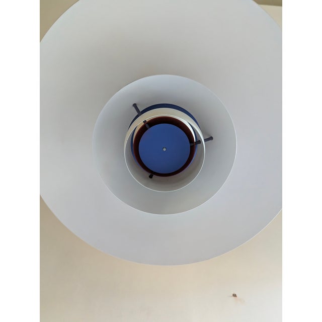 Red Large Vintage Pendant Lamp by Poul Henningsen, 1960s For Sale - Image 8 of 9