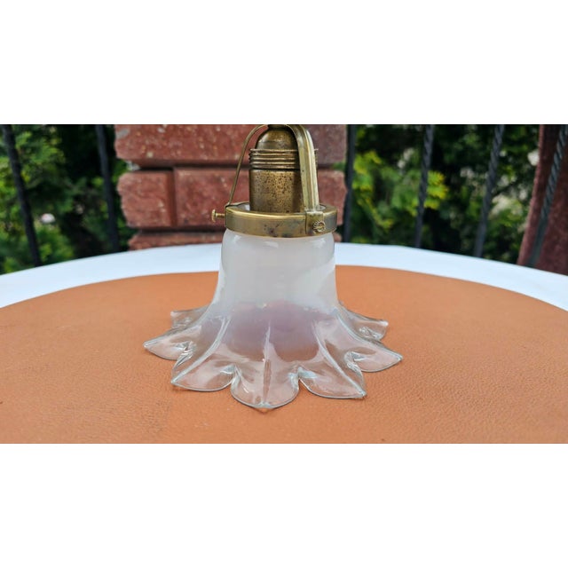Brass Ceiling Lamp, 1890s For Sale - Image 6 of 10