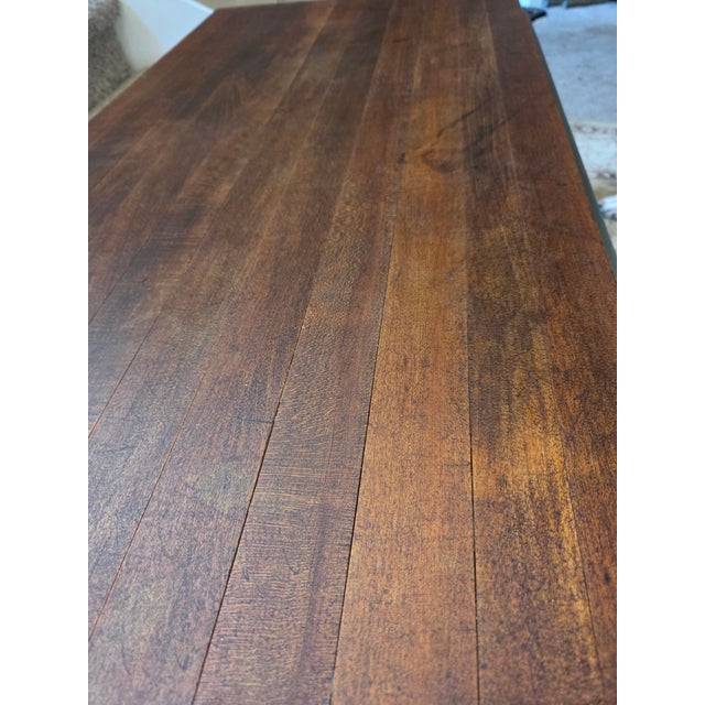 Mid Century Modern Wood and Steel Coffee Table For Sale - Image 11 of 14