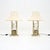 French Brass and Opaline Glass Table Lamps attributed to Maison Baguès, 1970s, Set of 2 For Sale - Image 12 of 12