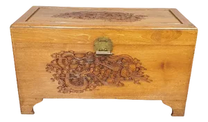 Vintage Camphor Wood Chest