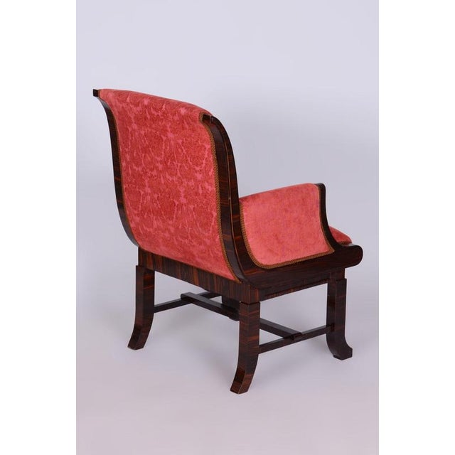Art Deco Armchair in Oak attributed to Pavel Janák & Pud, Czech, 1890s For Sale - Image 10 of 15
