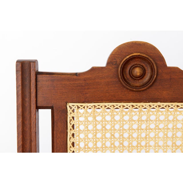 Vintage Belgian Dining Chair in Beech Wood, 1930s For Sale - Image 3 of 12