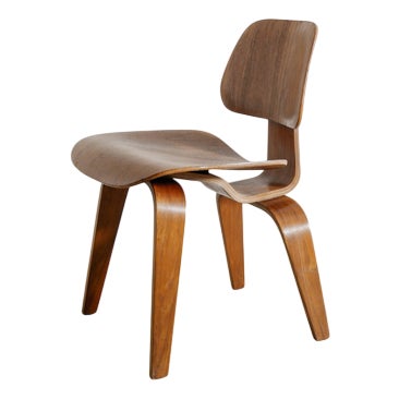 Early Mid-Century Dcw Wooden Chair by Charles & Ray Eames, 1950s For Sale