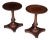 Early 19th Century English Mahogany Table-Top Stands, Near Pair For Sale