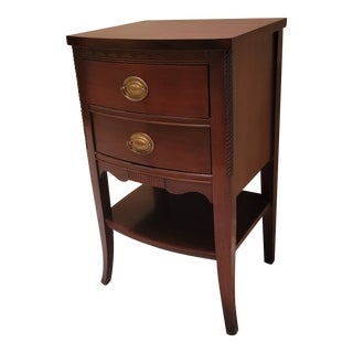1940s Hickory Mahogany Nightstand For Sale