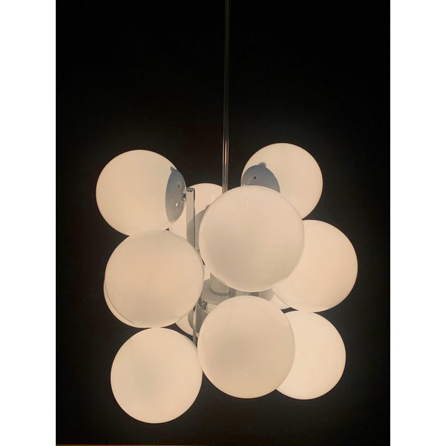 Stilnovo Hanging Lamp from Stilnovo, 1950s For Sale - Image 4 of 11