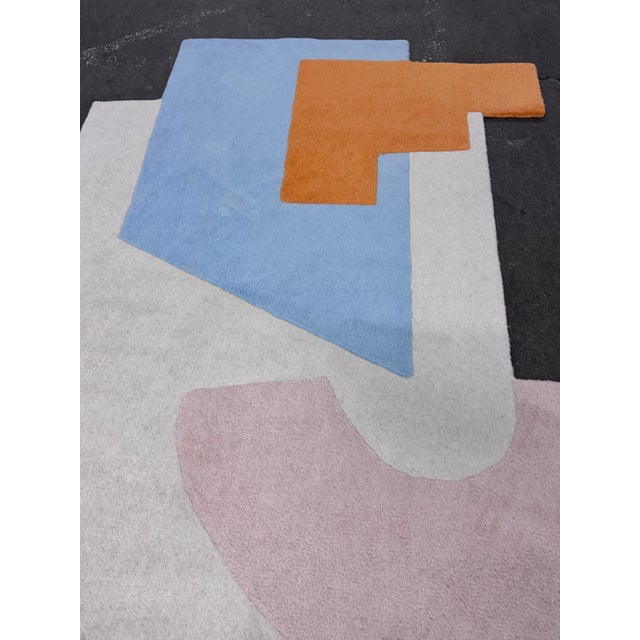 5ft 1in X 8ft 1in Crate & Barrel Gromm Abstract Area Rug For Sale - Image 10 of 12