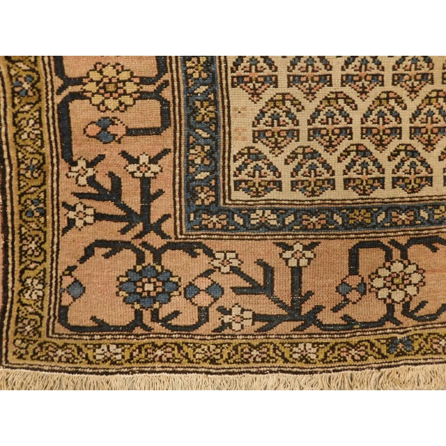 Textile Vintage Persian Malayer Rug For Sale - Image 7 of 12