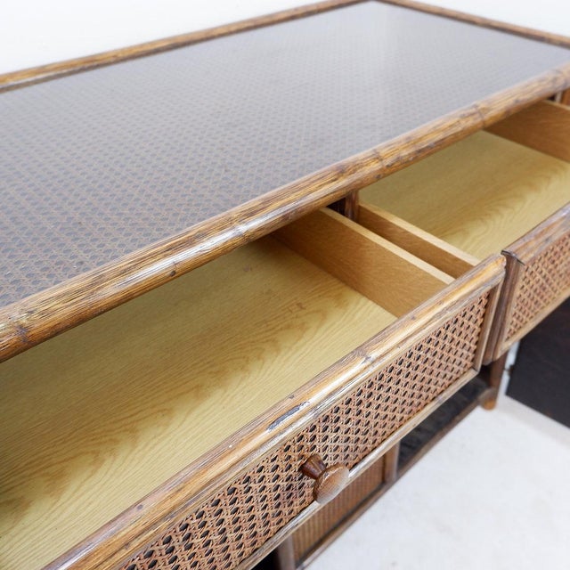 Mid-Century Bamboo and Cane Sideboard, 1960s For Sale - Image 6 of 16