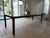 Contemporary Giant Parsons Table in Black Lacquer With 3 Leaves For Sale - Image 3 of 11