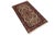 Rug Sarouk | Knot density: 360.000 knots/m² | Pattern: Colorful leaf and flower motifs | Size: 139×69 cm | Material: Fine...