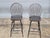 Store Item: Pair of Bench Made Black Windsor Chair Tall Stools by David T. Smith of Ohio Description: Each Tall Stool...