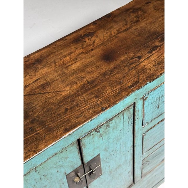 Chinese Blue Sideboard For Sale - Image 12 of 18