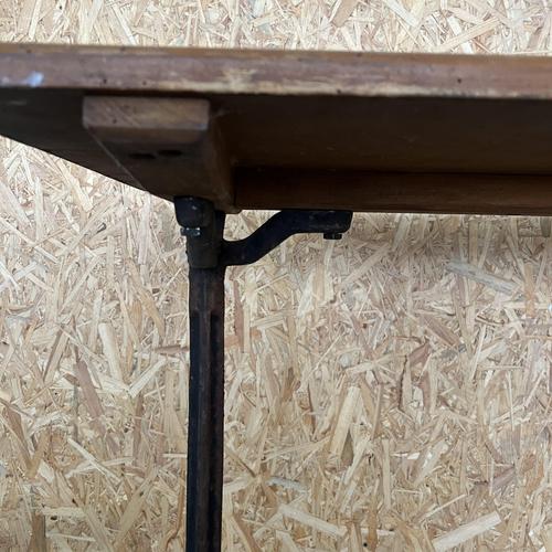 1940’s Original Cast Base Fischel Bistro Dining Table. These tables are in exceptional original condition sourced from a...