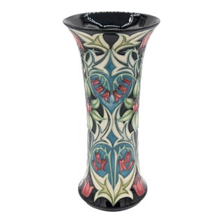 Moorcroft by Sian Leeper Vase - Isabella - Limited Edition W Box - 9.75" H For Sale