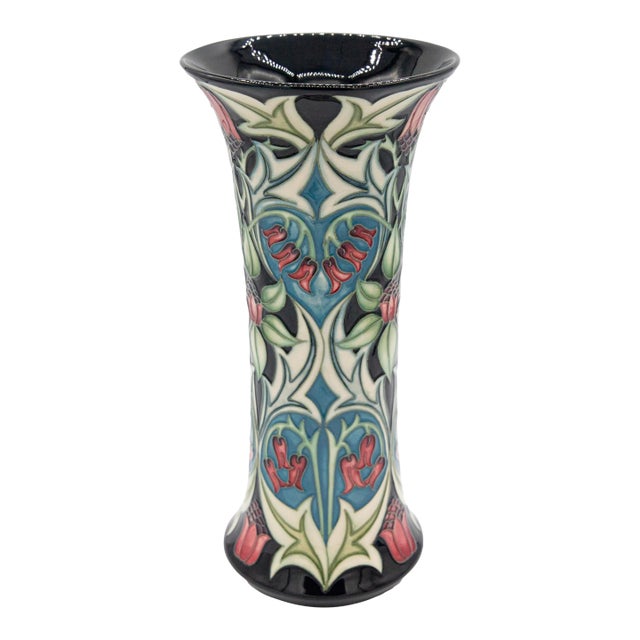 Moorcroft by Sian Leeper Vase - Isabella - Limited Edition W Box - 9.75" H For Sale