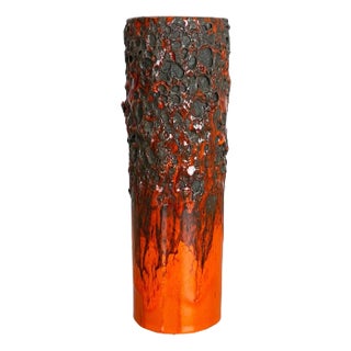 German Glaze Ceramic Studio Pottery Vase by Otto Keramik, 1970s For Sale