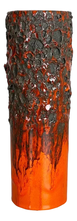 German Glaze Ceramic Studio Pottery Vase by Otto Keramik, 1970s
