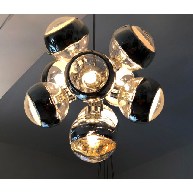 Metal Chandelier from Peill & Putzler, 1968 For Sale - Image 7 of 15