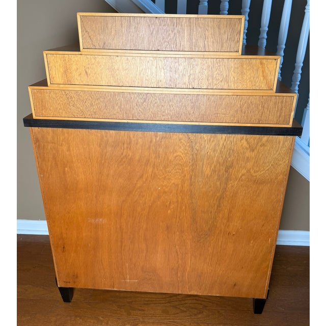 1980s Baker Furniture Biedermeier Style Burl Wood Chest of Drawers For Sale In Atlanta - Image 6 of 11