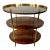 LaBarge Hollywood Regency Brass and Glass Hooved Feet Cocktail Table, 1960s For Sale