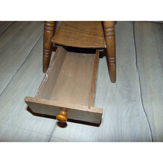 1960s Vintage Wooden Shoe Shine Cabinet, 1960s For Sale - Image 5 of 9