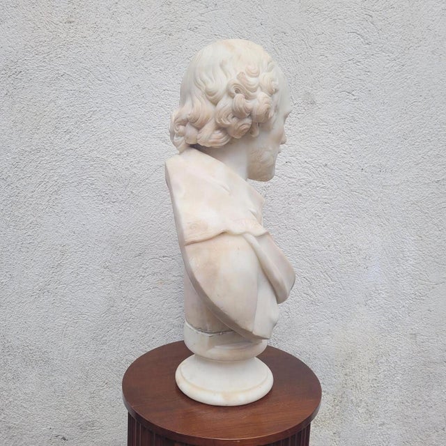 Shakespeare, White Bust, 1800s, Marble For Sale - Image 15 of 18