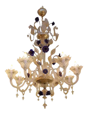 Andromeda - Fleur Di Lis Venetian Chandelier