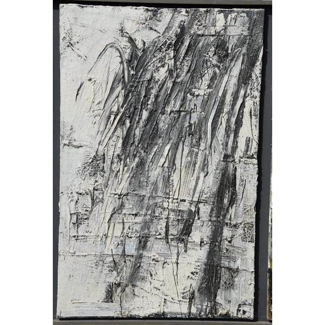 Christoph M. Gais, Triptych, 1988, Oil Painting on Canvas, Framed, Set of 3 For Sale - Image 4 of 13