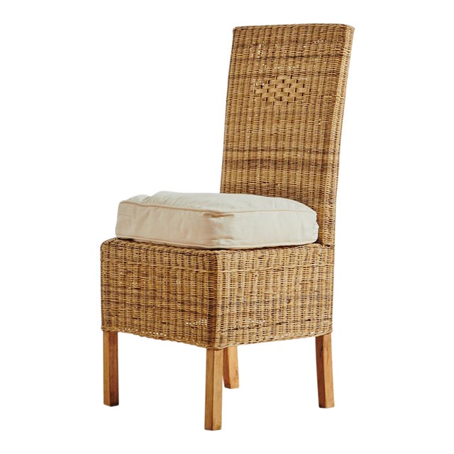 Contemporary Malawi Cane Dining Chair For Sale