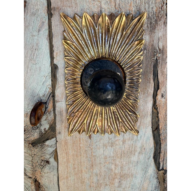 Hollywood Regency Sunburst Door Rosettes or Escutcheon Backplates For Sale - Image 12 of 14
