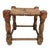 1940s 1940s English Country Oak and Rush Footstool For Sale - Image 5 of 7