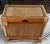 Pair Shabby Chic Rattan Trunks, Large and Small For Sale - Image 9 of 16
