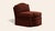 Contemporary Cinnamon Velvet Felix Slipper Chair by Ceraudo For Sale - Image 3 of 8