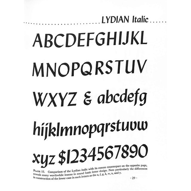 1940s "Lettering From a to Z" 1946 Hornung, Clarence P. For Sale - Image 5 of 11